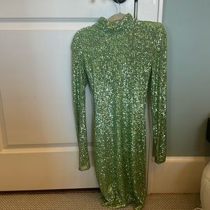 Sloan long-sleeve mini dress NWT (new with tags)